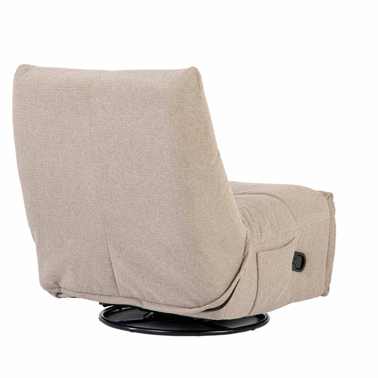 Relaxfauteuil - Off-white - Verstelbaar - Draaibaar - Modern