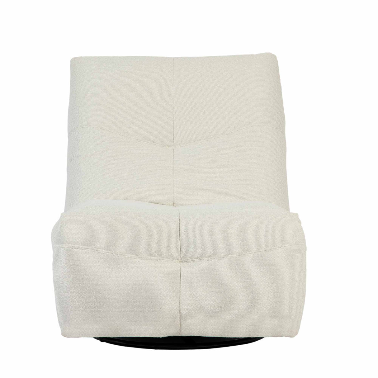 Relaxfauteuil - Off-white - Verstelbaar - Draaibaar - Modern
