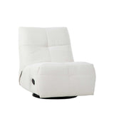 Relaxfauteuil - Off-white - Verstelbaar - Draaibaar - Modern