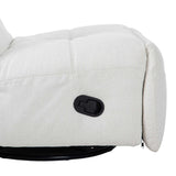 Relaxfauteuil - Off-white - Verstelbaar - Draaibaar - Modern