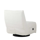 Relaxfauteuil - Off-white - Verstelbaar - Draaibaar - Modern