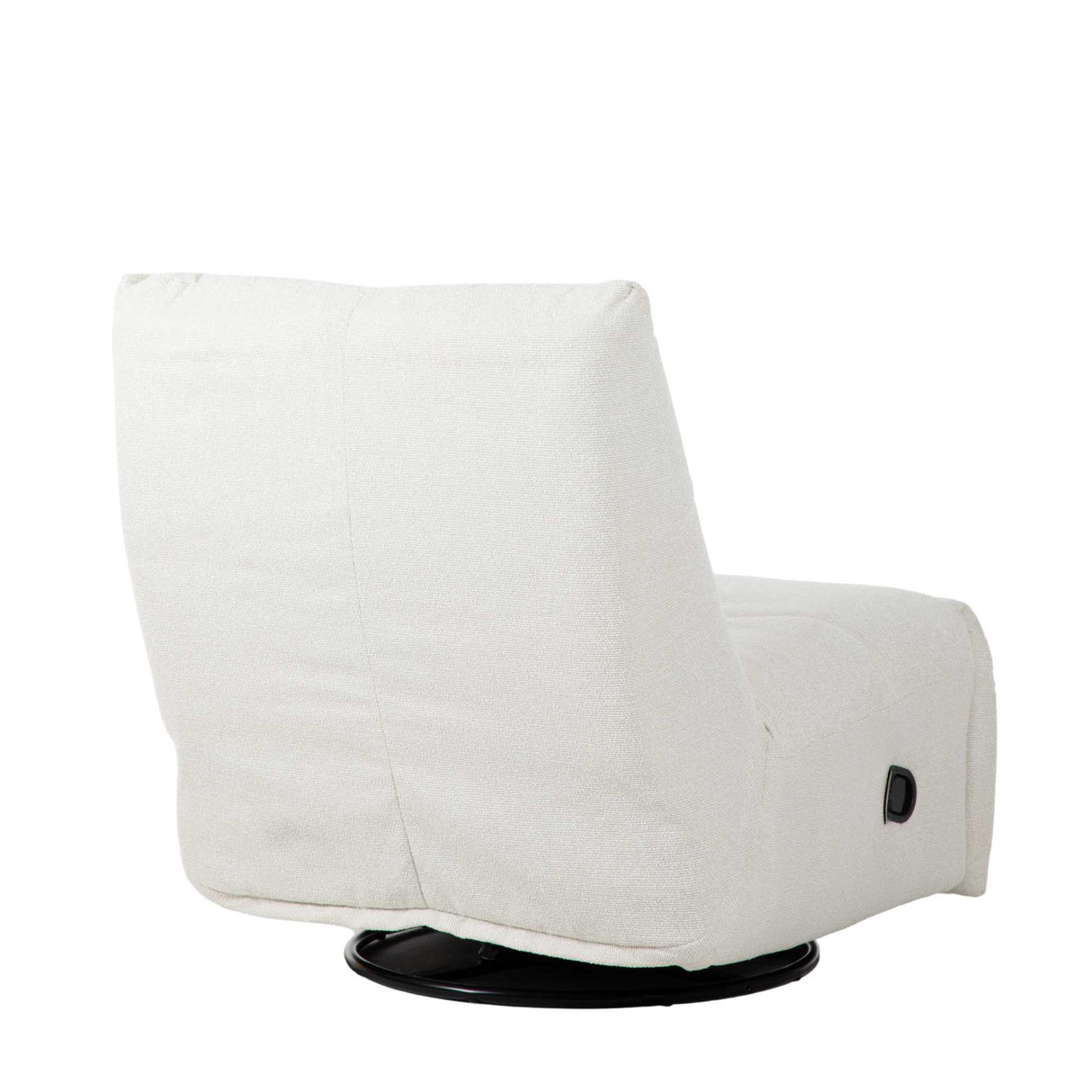 Relaxfauteuil - Off-white - Verstelbaar - Draaibaar - Modern
