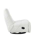 Relaxfauteuil - Off-white - Verstelbaar - Draaibaar - Modern
