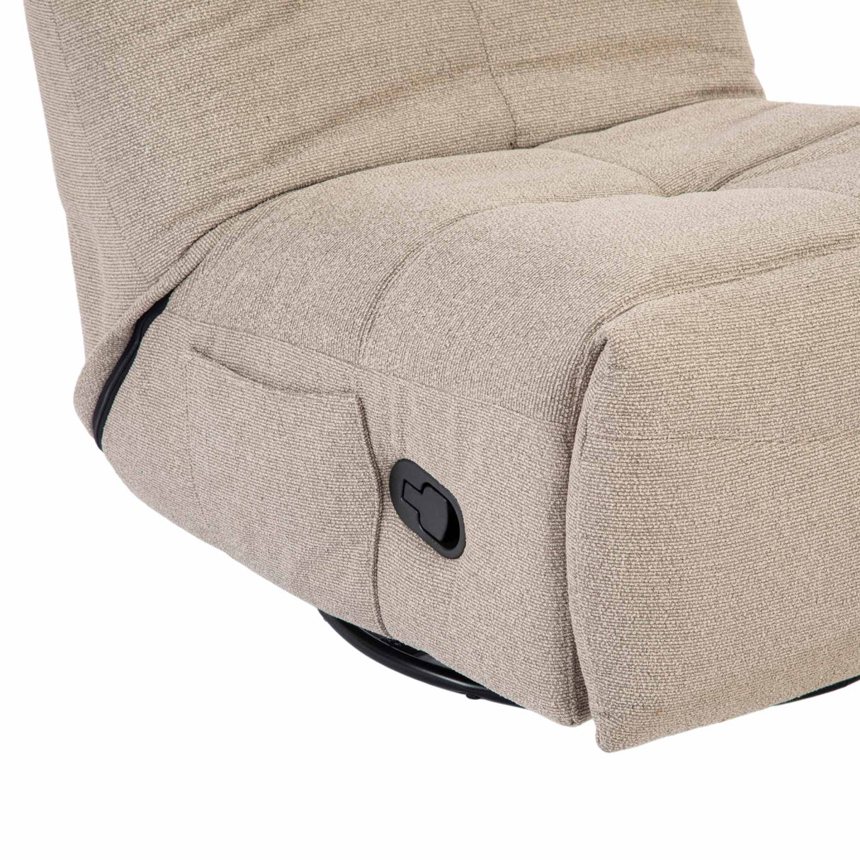 Relaxfauteuil - Off-white - Verstelbaar - Draaibaar - Modern