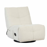 Relaxfauteuil - Off-white - Verstelbaar - Draaibaar - Modern