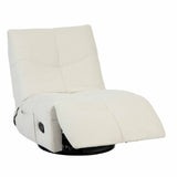 Relaxfauteuil - Off-white - Verstelbaar - Draaibaar - Modern