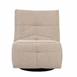 Relaxfauteuil - Taupe - Verstelbaar - Draaibaar - Schommelfunctie
