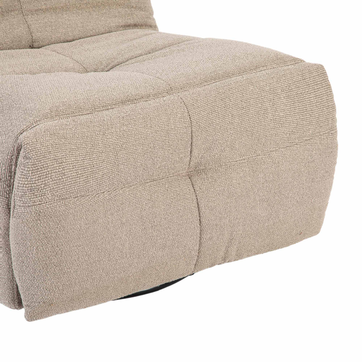 Relaxfauteuil - Taupe - Verstelbaar - Draaibaar - Schommelfunctie
