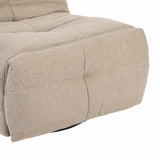 Relaxfauteuil - Taupe - Verstelbaar - Draaibaar - Schommelfunctie