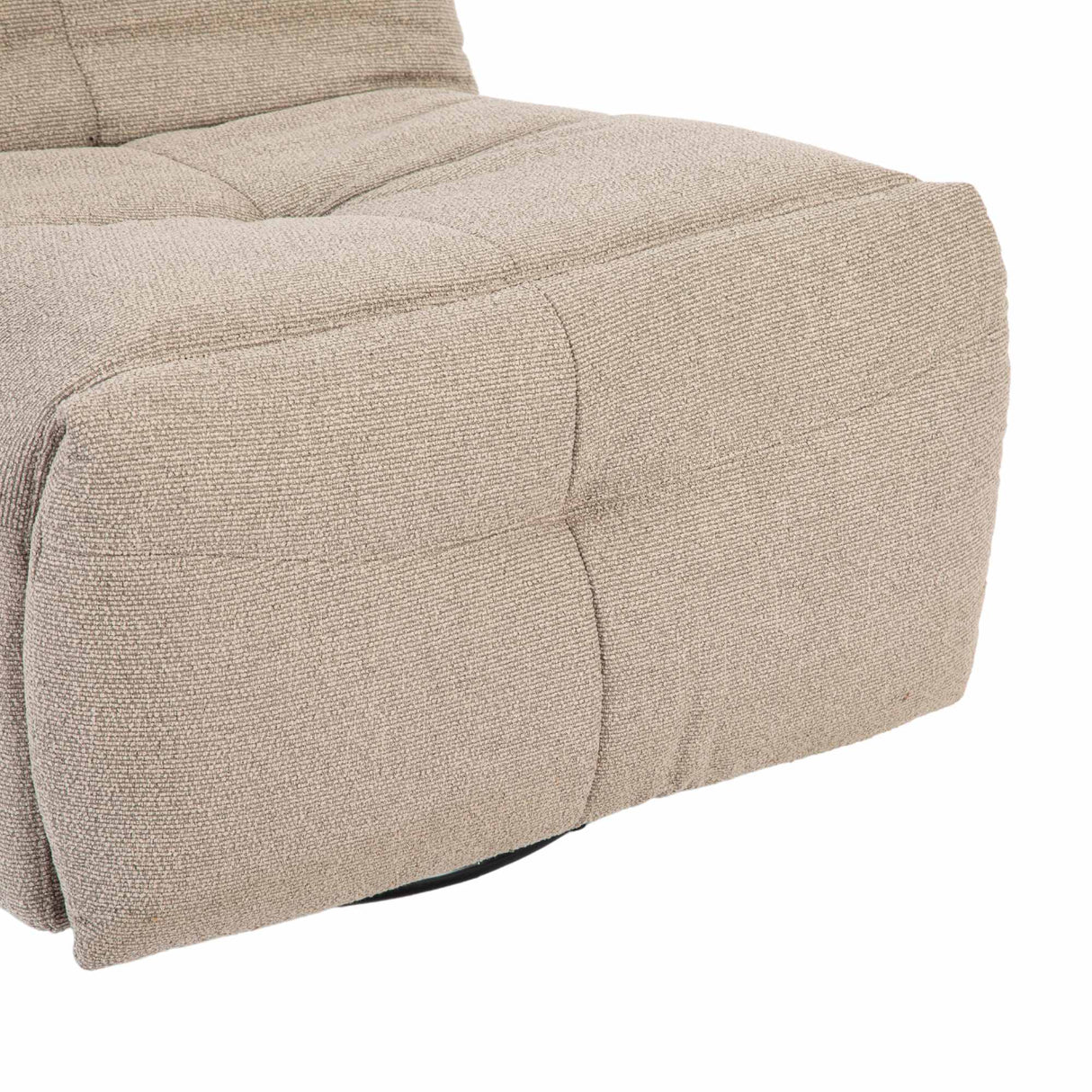 Relaxfauteuil - Taupe - Verstelbaar - Draaibaar - Schommelfunctie