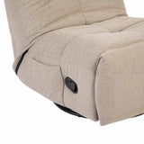 Relaxfauteuil - Taupe - Verstelbaar - Draaibaar - Schommelfunctie