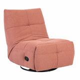 Relaxfauteuil - Roze - Verstelbaar - Draaibaar - Modern