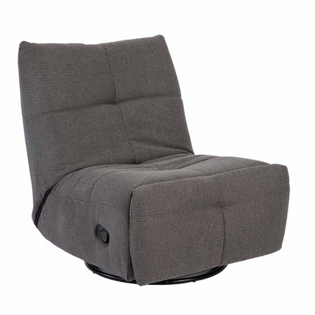 Antracietkleurige relaxfauteuil, verstelbaar en draaibaar, foto 5