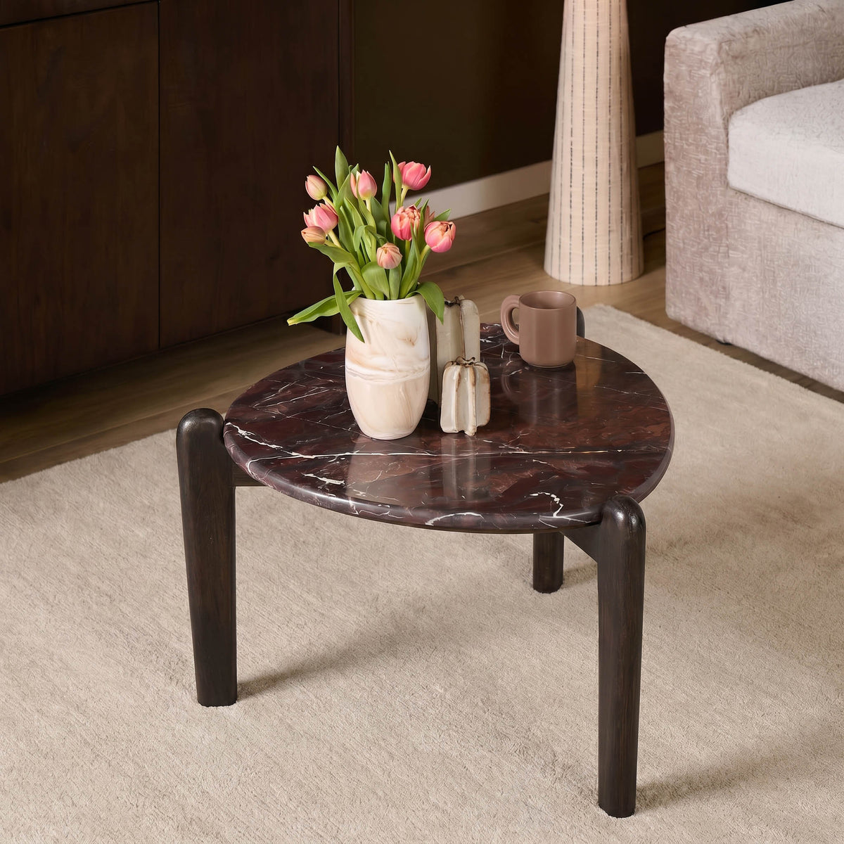 Bijzettafel Alva Marmer 66 cm Starfurn