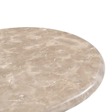 Bijzettafel - Bruin - Marmer - Mangohout - 60 cm End Tables Starfurn