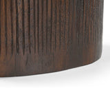 Bijzettafel - Bruin - Marmer - Mangohout - 60 cm End Tables Starfurn