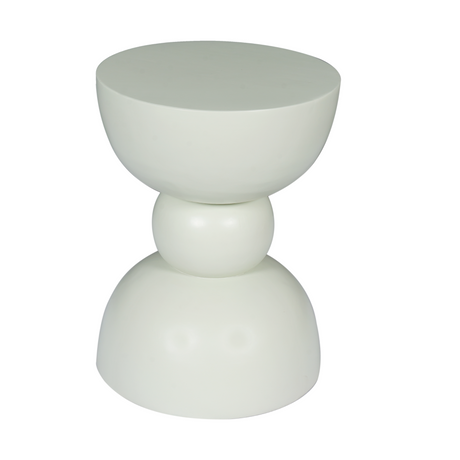 Bijzettafel van groen mangohout, gestapeld organisch design, 30 cm, foto 2