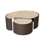 Bijzettafel Lume marmer 71 cm Starfurn