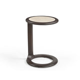 Bijzettafel set - 2-delig - Bruin - Travertin End Tables Starfurn