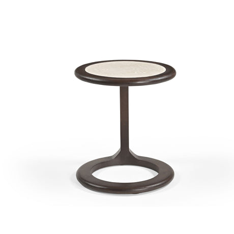 Bijzettafel set - 2-delig - Bruin - Travertin End Tables Starfurn