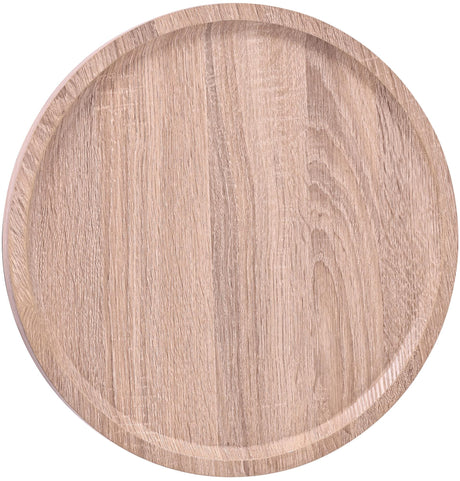 Bijzettafel Set Aspen (2-delig) – Rond – Hout & Zwart Metaal – Modern Design End Tables Knuska