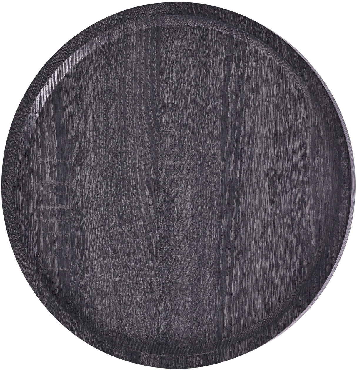 Bijzettafel Set Aspen (2-delig) – Rond – Hout & Zwart Metaal – Modern Design End Tables Knuska