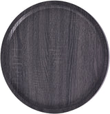 Bijzettafel Set Aspen (2-delig) – Rond – Hout & Zwart Metaal – Modern Design End Tables Knuska