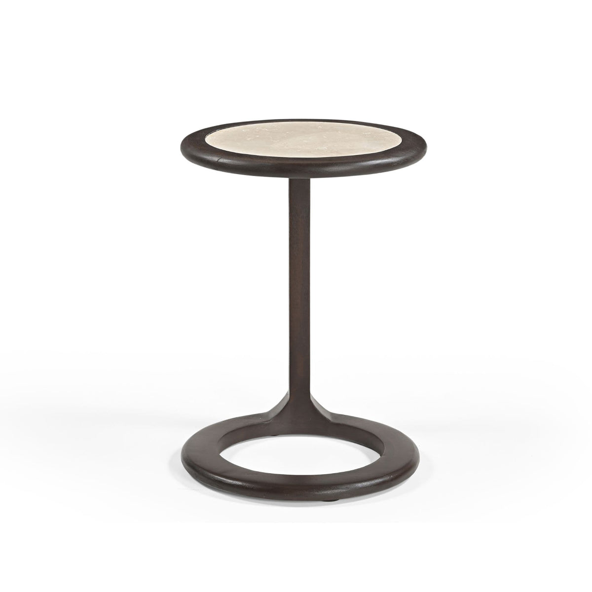 Bijzettafel Vinn Bruin Travertin 55 cm Starfurn