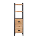 Boekenkast Britt | 55 cm | drie lades Starfurn