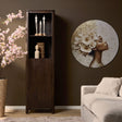Boekenkast Dallas Bruin Mangohout 55 cm Starfurn