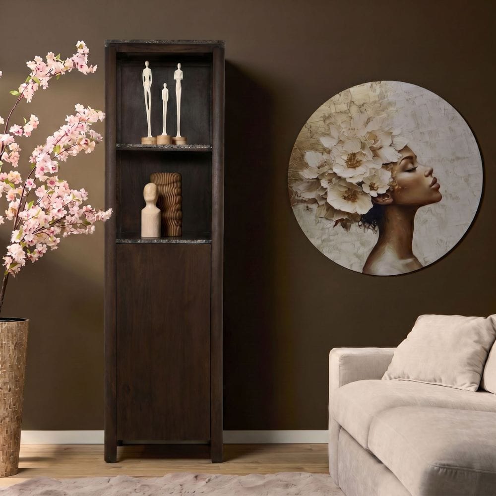 Boekenkast Dallas Bruin Mangohout 55 cm Starfurn