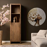Boekenkast Dallas Naturel Mangohout 55 cm Starfurn