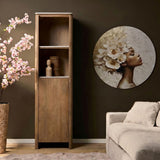 Boekenkast Dallas Naturel Mangohout 55 cm Starfurn