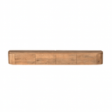 Breed Tv-meubel - Naturel Mangohout - 240 cm - Zwevend of Staand Entertainment Centers & TV Stands Starfurn
