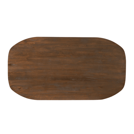 Design Bureau - Bruin Mangohout - 150 cm - Organische Poten Desks Starfurn