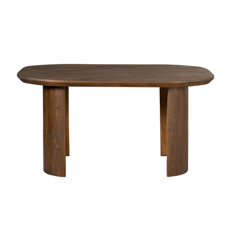 Design Bureau - Bruin Mangohout - 150 cm - Organische Poten Desks Starfurn