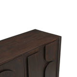 Design Dressoir - Bruin Mangohout - 160 cm - Organische Vormen Buffets Starfurn
