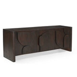 Design Tv-meubel - Bruin Mangohout - 150 cm - Organische Vormen Entertainment Centers & TV Stands Starfurn