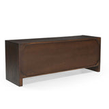 Design Tv-meubel - Bruin Mangohout - 150 cm - Organische Vormen Entertainment Centers & TV Stands Starfurn