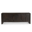 Design Tv-meubel - Bruin Mangohout - 150 cm - Organische Vormen Entertainment Centers & TV Stands Starfurn