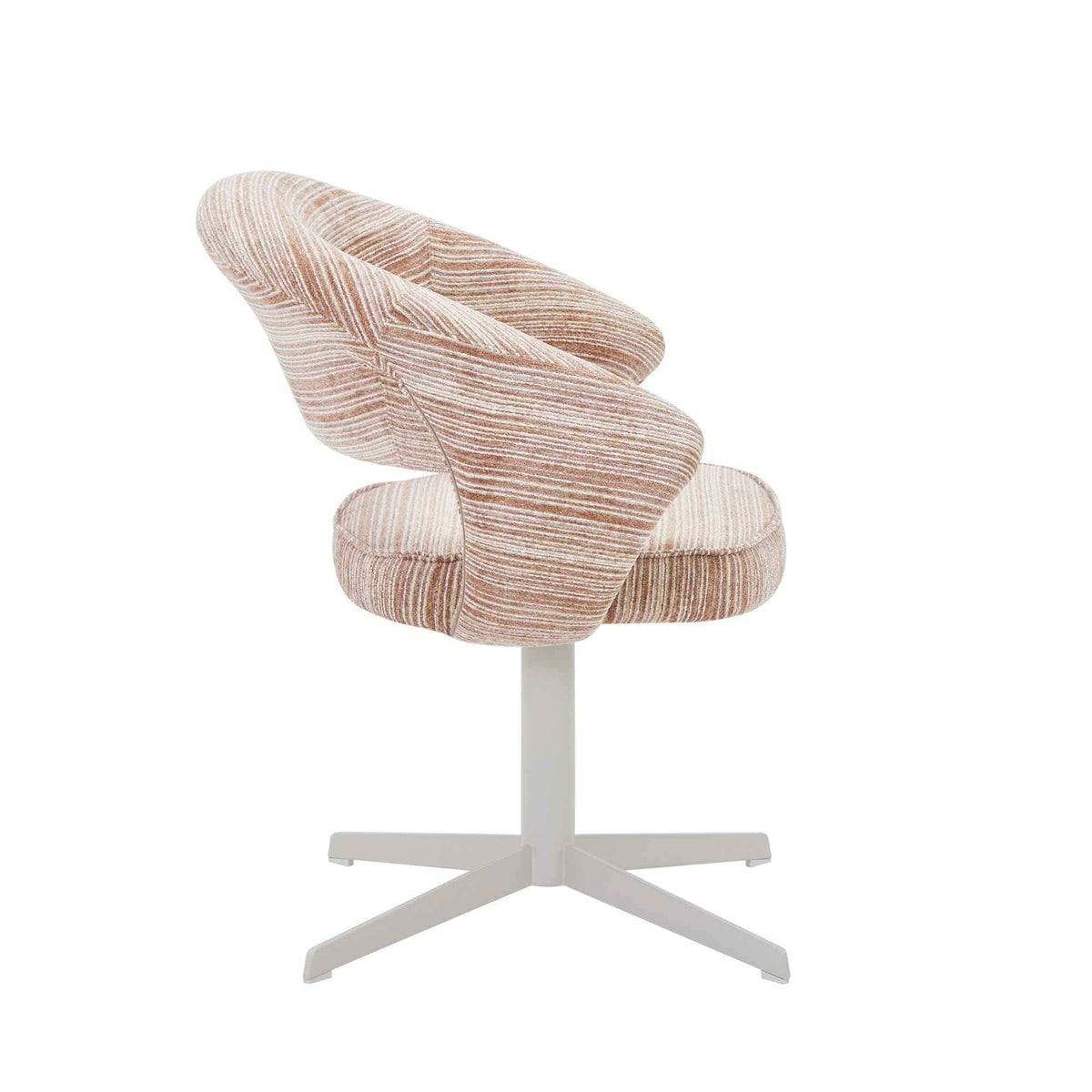 Draaibare eetkamerstoel Jade Taupe Starfurn
