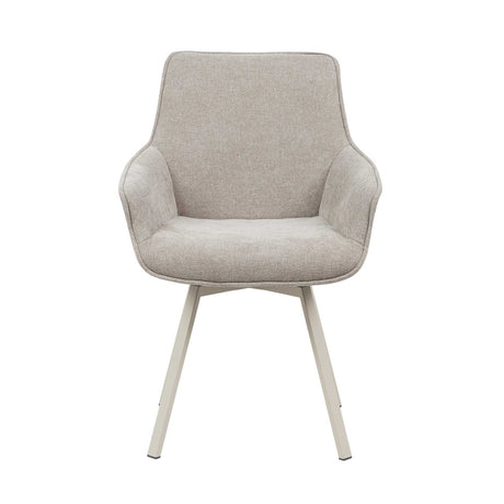 Taupe draaibare eetkamerstoel, foto 4