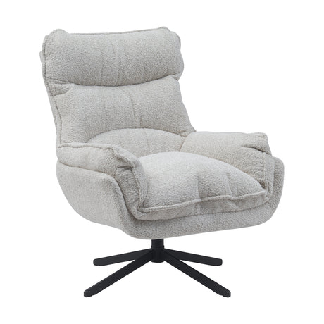 Off-white draaibare fauteuil van polyester, foto 4