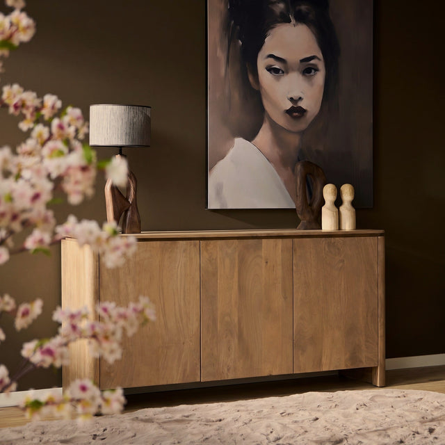 Dressoir Dallas Naturel Mangohout 165 cm Starfurn