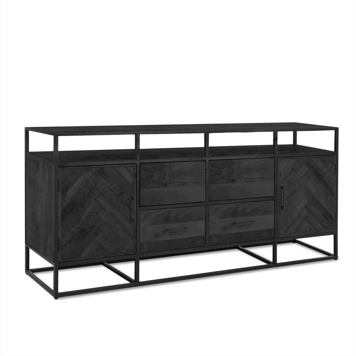 Dressoir Jax Zwart 200 Benoa