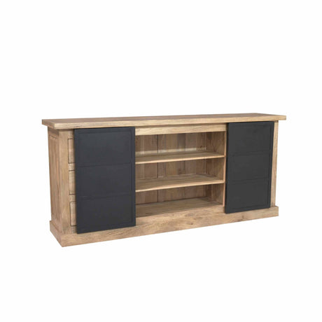 Dressoir - Naturel - Mangohout - Metaal - 200 cm Dressers Starfurn