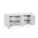 Dressoir Solana Zand Mangohout 210 cm Starfurn