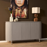 Dressoir - Taupe - Mangohout - 165 cm Buffets Starfurn