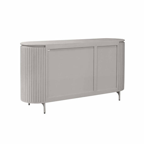 Dressoir - Taupe - Mangohout - 165 cm Buffets Starfurn