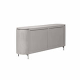Dressoir - Taupe - Mangohout - 210 cm - 4 Deuren Buffets Starfurn